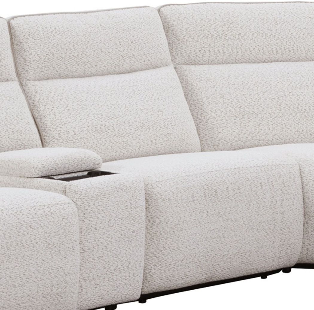 Lancaster - Manual Armless Recliner - Fluffy River Rock