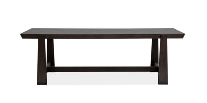 Tauren - Trestle Dining Table - Coffee Bean
