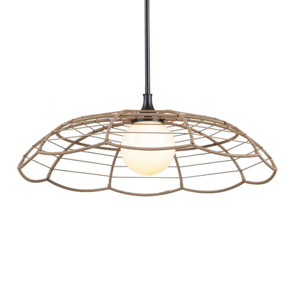 Lakeside - Indoor-Outdoor 1 Light Pendant - Black