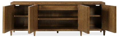 Melange - Nikos Credenza - Dark Brown