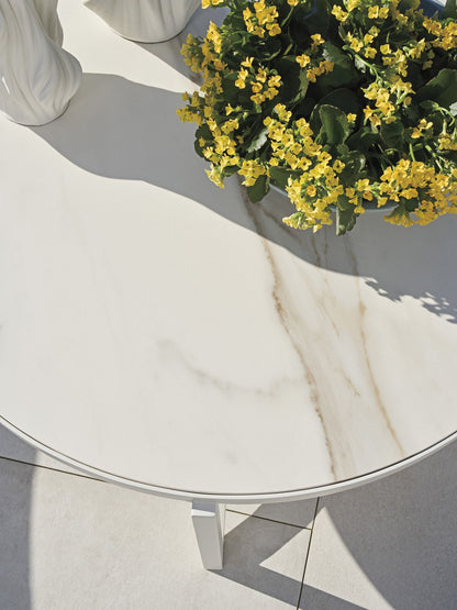 Sand Dune - Round Cocktail Table - Gray