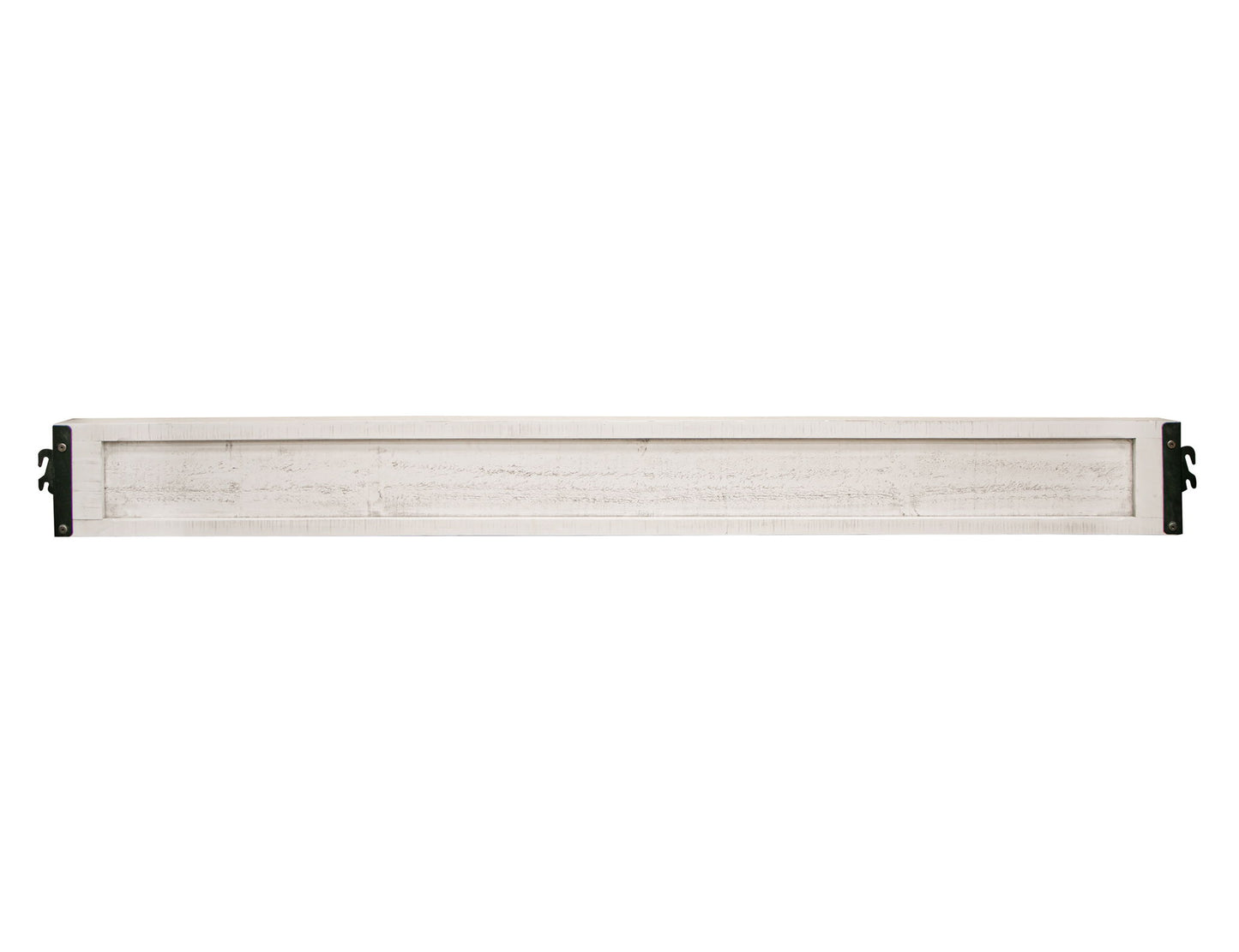 Stone - Queen Footboard & Rails - Antiqued Ivory / Weathered Gray