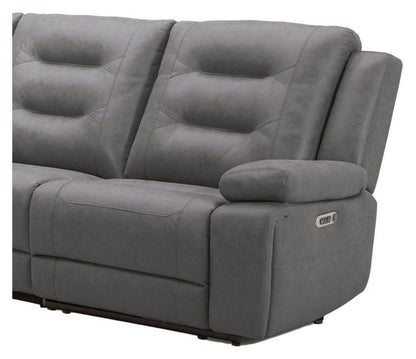 Caldwell - Power Right Arm Facing Recliner - Tahoe Charcoal