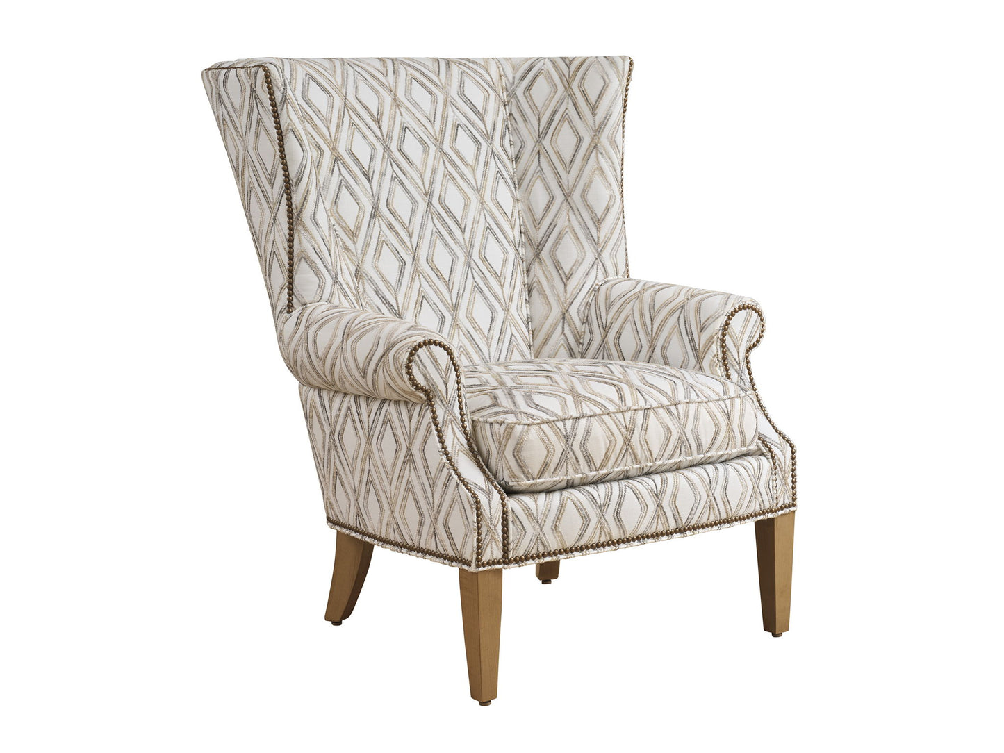 Lexington Upholstery - Marissa Wing Chair - Gray