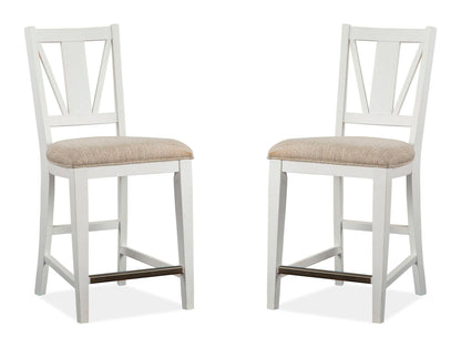 Heron Cove - Extendable Counter Height Dining Table Set