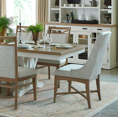 Americana Modern Dining - Host Dining Chair (Set of 2) - Cotton White
