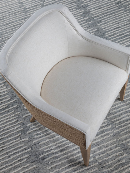 Simpatico - Simpatico Arm Chair - Beige / Dark Brown