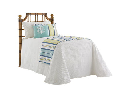Twin Palms - St. Kitts Rattan Headboard 3/3 Twin - Light Brown