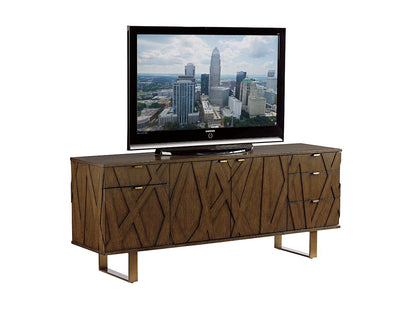 Cross Effect - Ellison Media Center - Dark Brown
