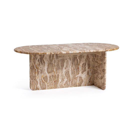 Jaylani - Oval Coffee Table - Desert Drift