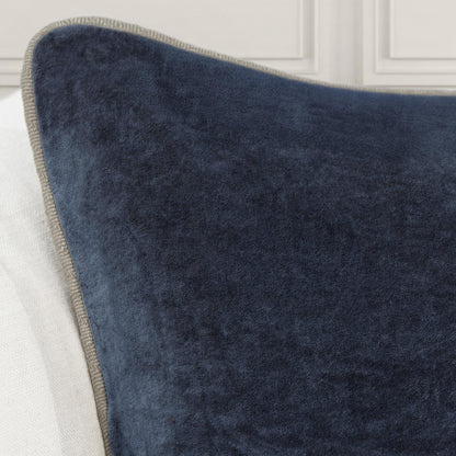 Heirloom Velvet - SLD Pillow - Navy