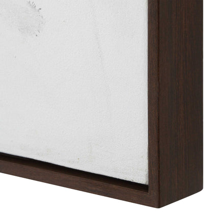 Still Moving - Abstract Painting - Brown / Gray / White