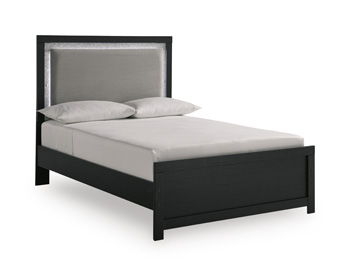 Maeling - Full Panel Footboard - Black