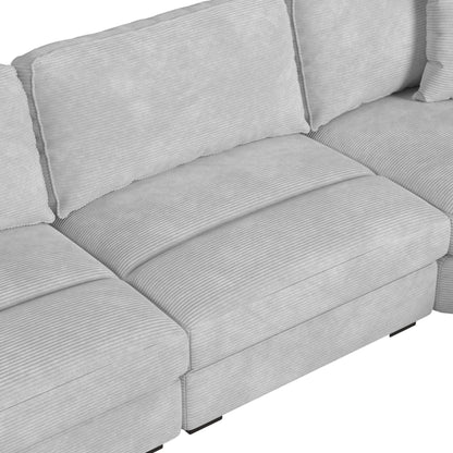 Arizona - Modular Armless Chair - Steno Stone