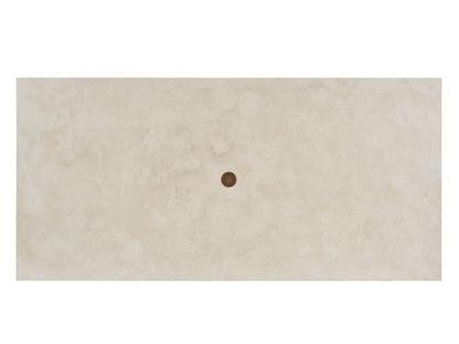 Palm Desert Poolside - Rectangular Dining Table - Dark Brown / White