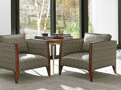 Lexington Upholstery - Cobble Hill Chair - Dark Brown