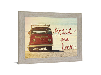 Crimson Journey - 28" x 34" Framed Wall Art - Beige