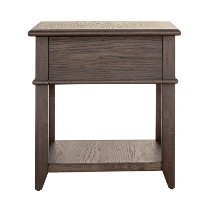 Mill Creek - Drawer End Table - Peppercorn