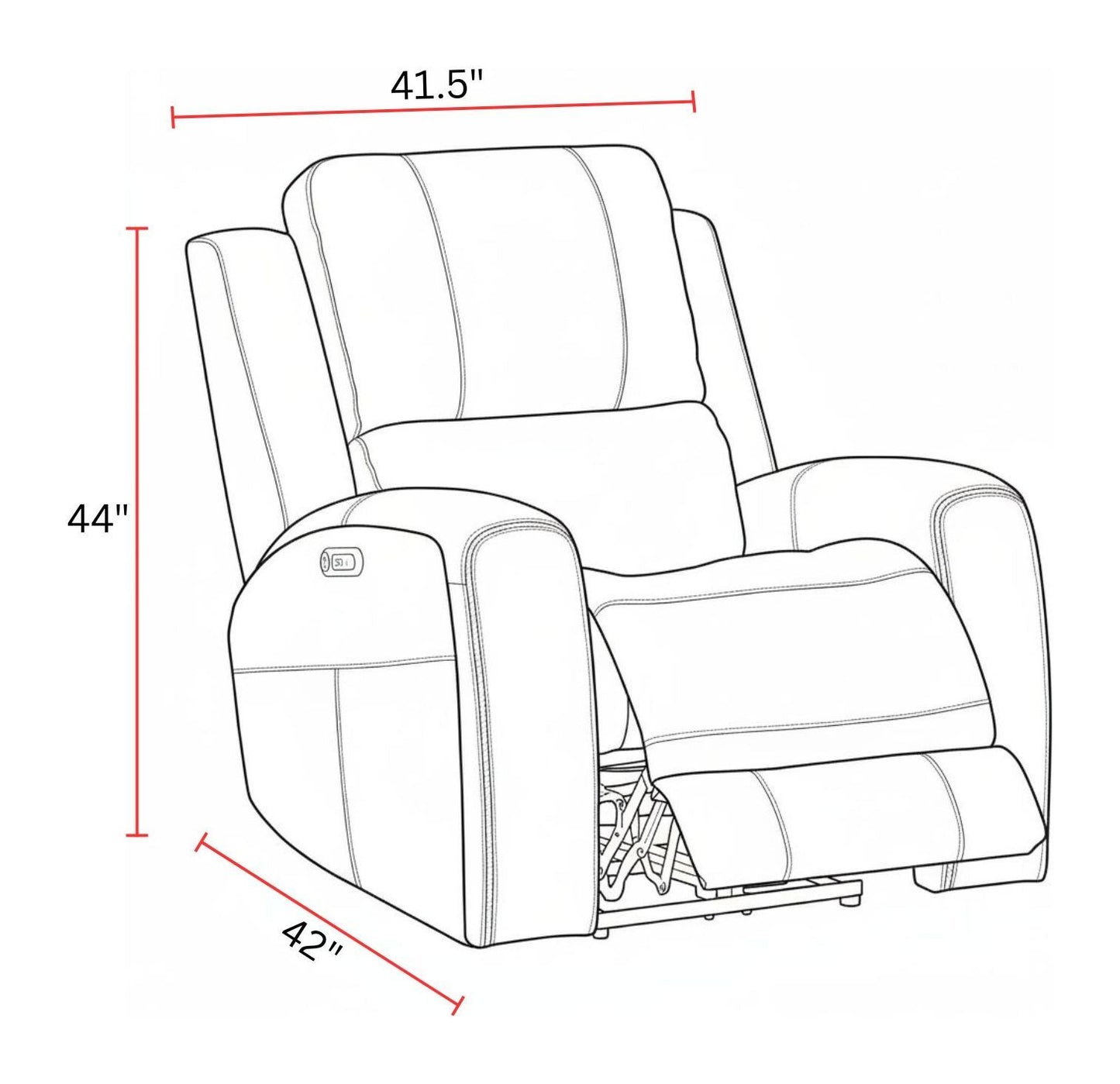 Belmont - Zero Gravity Power Reclining Living Room Set