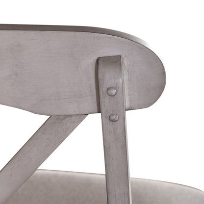 Ocean Isle - Upholstered X Back Counter Chair