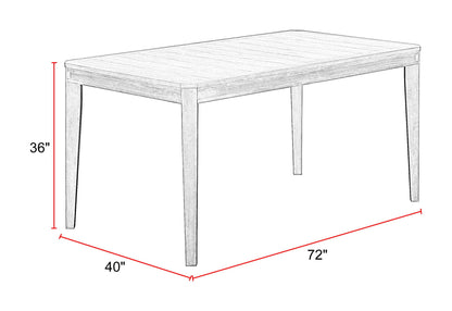 Breckenridge - Dining 72" Counter Height Table - Medium Brown