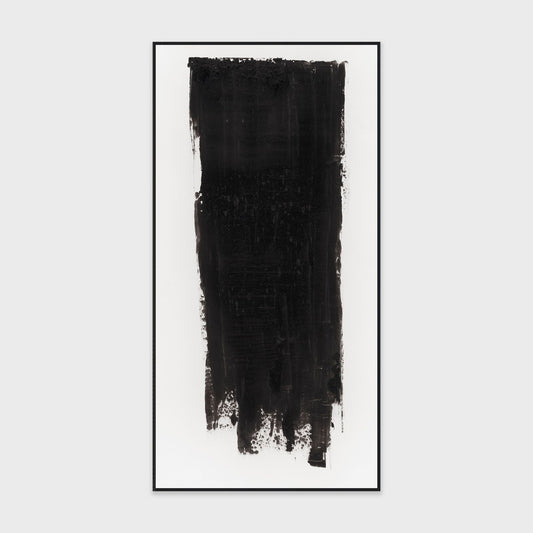 Monolith - 36" x 72" Painting Art by Buddy Whitlock - Black