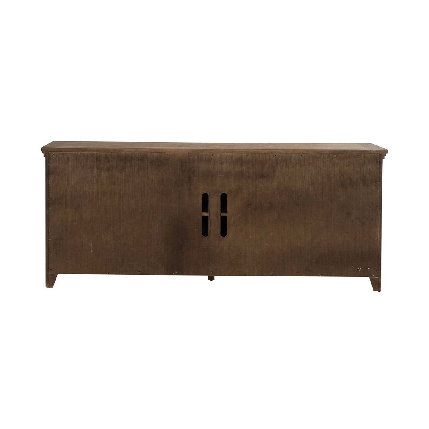Carolina Park - 78" TV Console - Amber Brown