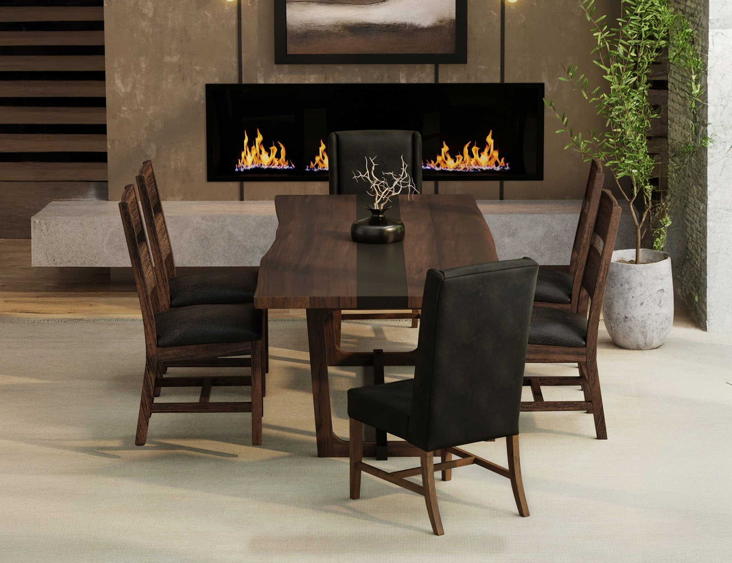 Riverwood - Table Top - Pecan Brown