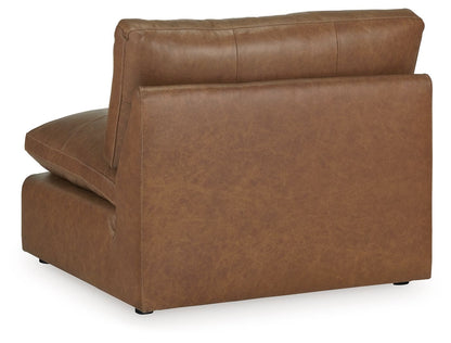 Emilia - Armless Chair - Caramel