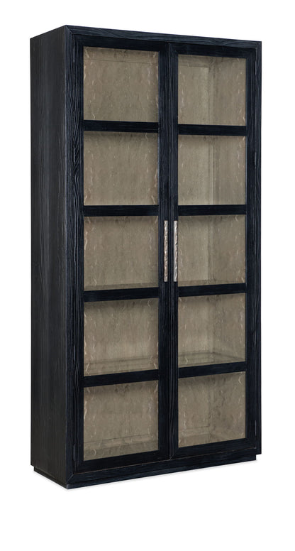 Linville Falls - Shou Sugi Ban Curio Cabinet - Black