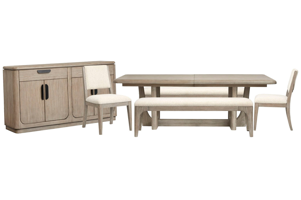 Braelyn - Extendable Trestle Dining Table Set