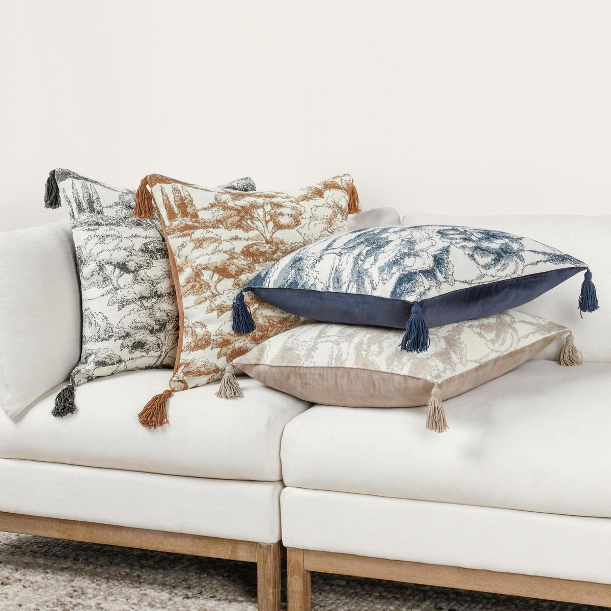 Stonework - 22" x 22" Pillow - Natural