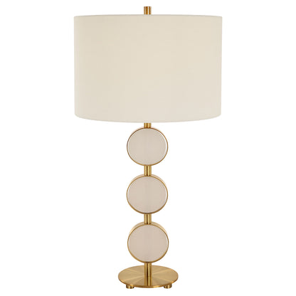 Three Rings - Contemporary Table Lamp - Beige