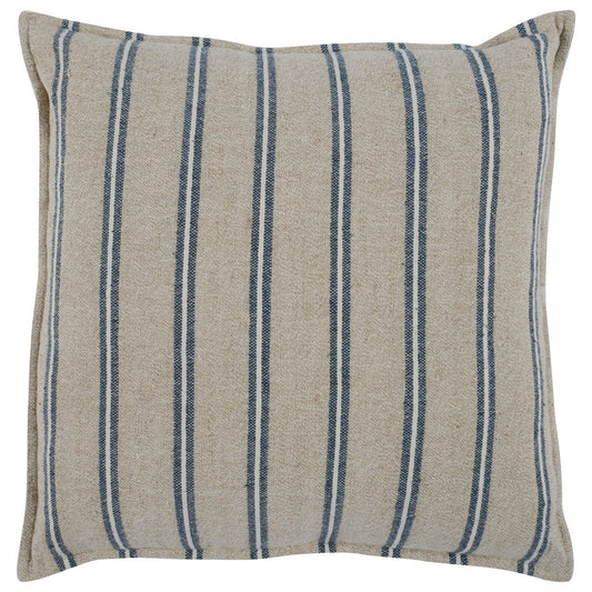 Delgada - 26" x 26" Pillow - Natural / Blue