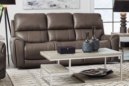 Hancock - Zero Gravity Power Reclining Sofa With Drop Down Table P3