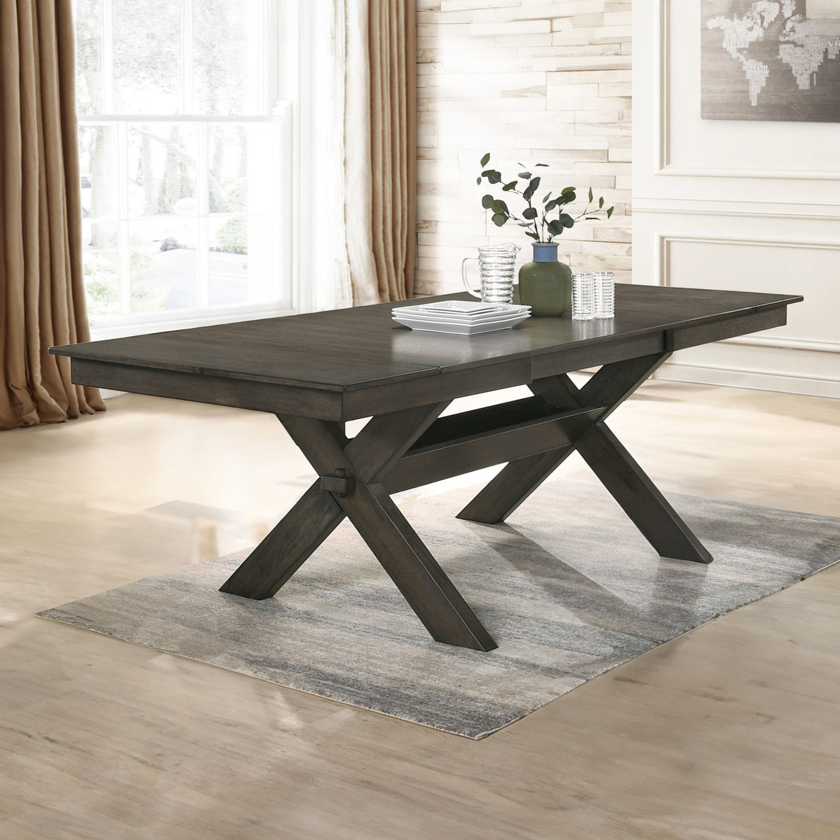 Gulliver - Dining Table Top - Rustic Brown