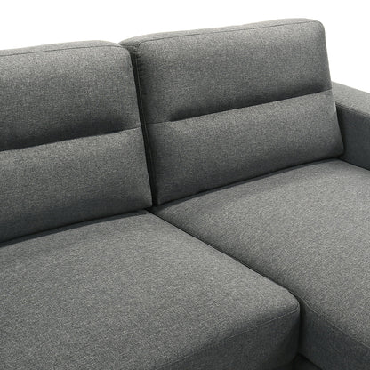 Vale - Left Arm Facing Loveseat - Gray