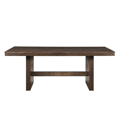 Kody - Rectangle Dining Table Base - Dark Walnut
