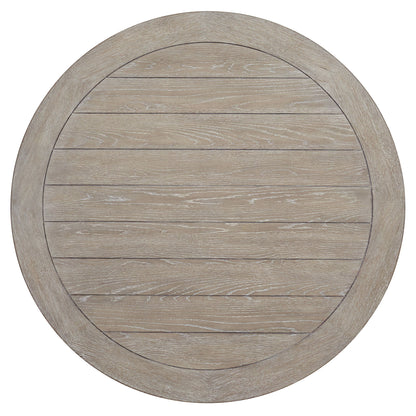 Bennett - Round Dining Table - Frosted Gray