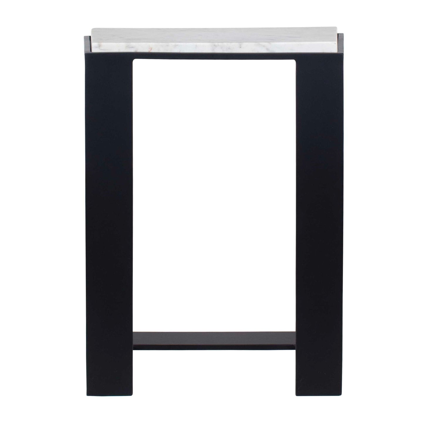 Kenora - Marble Accent Table - White