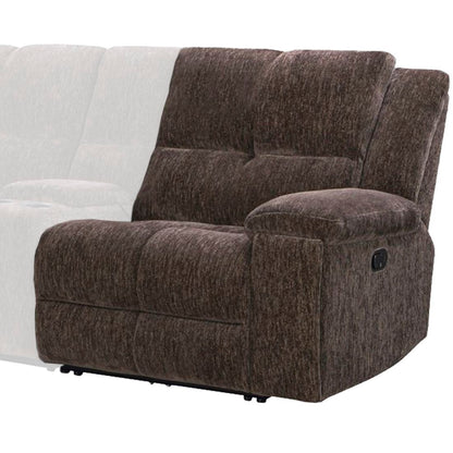 Bronco - Manual Right Arm Facing Recliner - Plush Umber