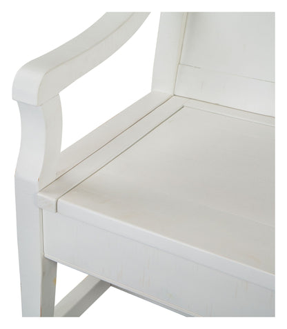 Heron Cove - Bench With Back - Chalk White