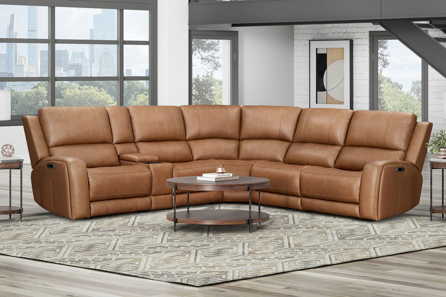 Belmont - Power Armless Zero G Recliner P3 - Lyric Caramel