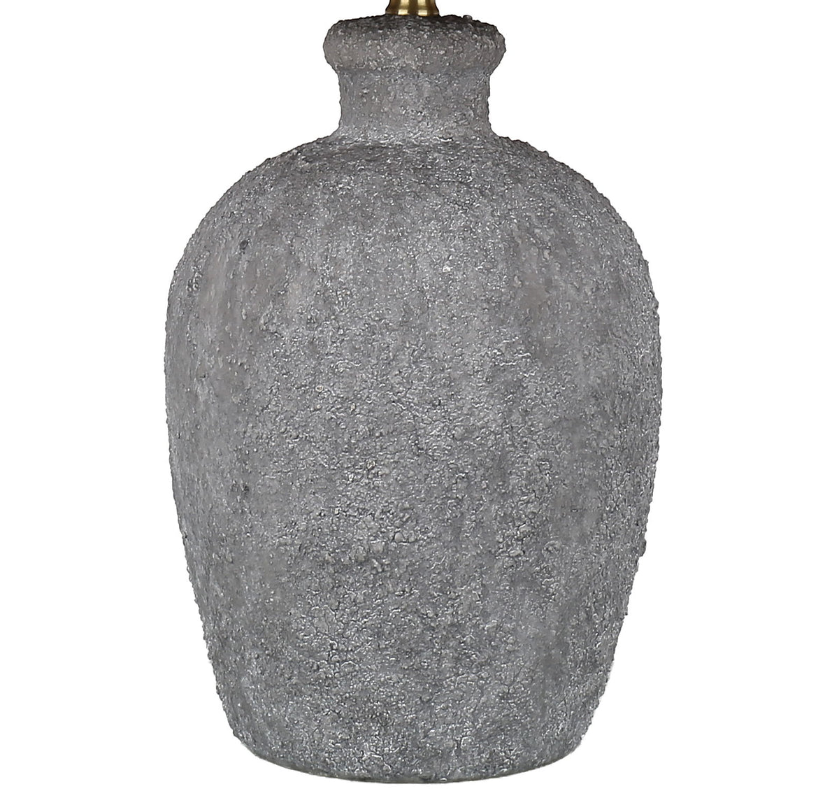 Ashen Grove - 28 X 16 - Ceramic Table Lamp - Weathered Charcoal Stone