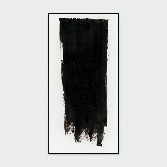 Monolith - 36" x 72" Painting Art by Buddy Whitlock - Black