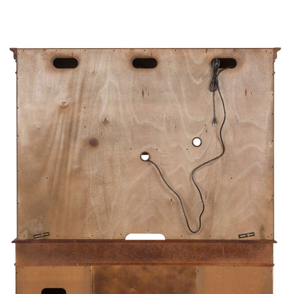 Brayton Manor - Jr Executive Credenza Hutch - Cognac
