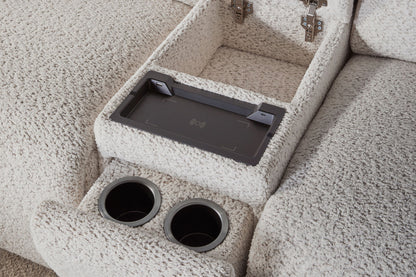 Lancaster - Tilt Console With Wireless Console - Fluffy River Rock