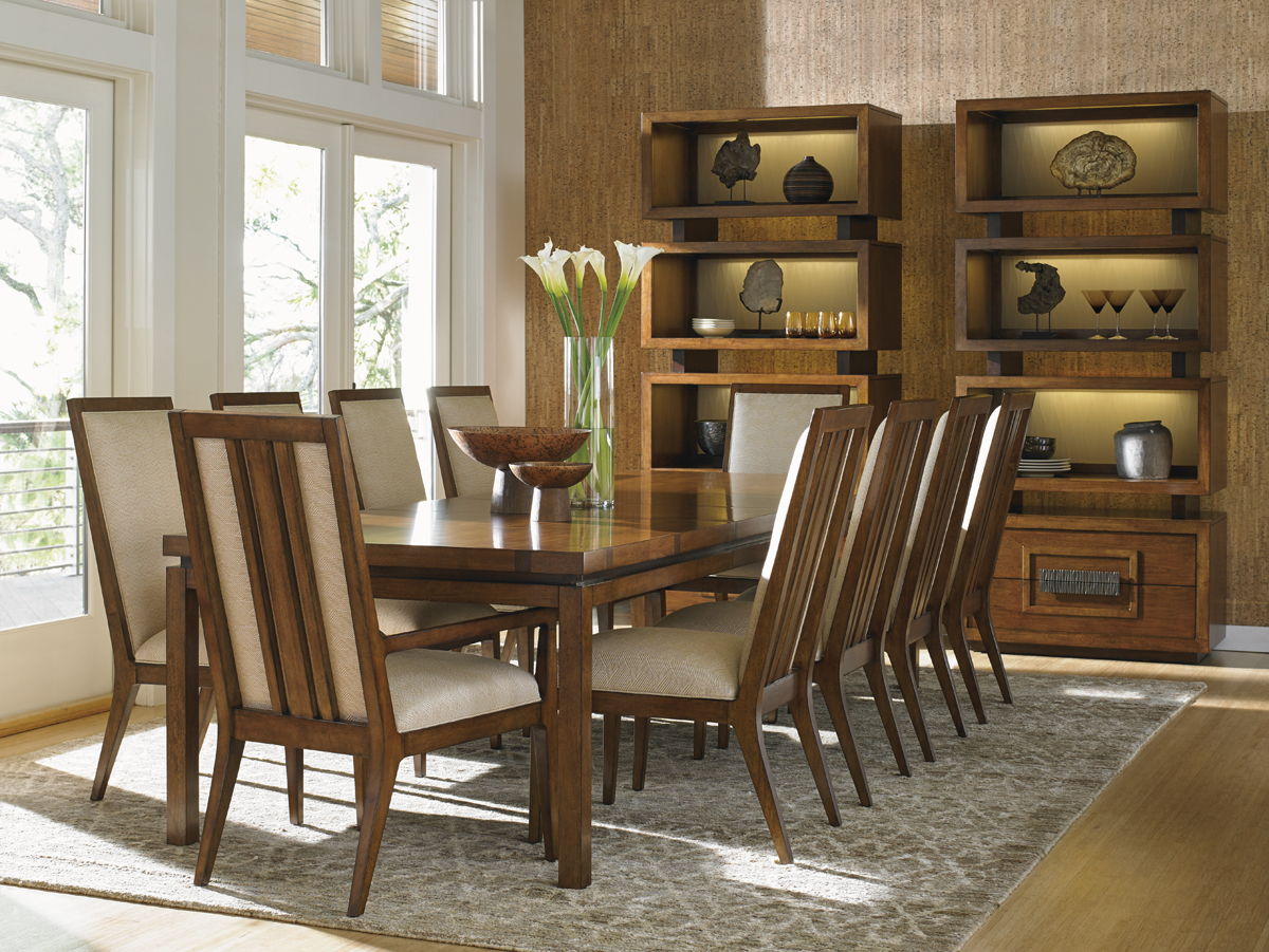 Island Fusion - Marquesa Rectangular Dining Table - Dark Brown