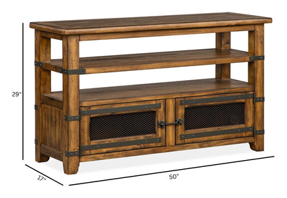 Chesterfield - Rectangular Sofa Table - Farmhouse Timber