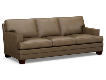 Couture Leather - Tyson Leather Sofa - Dark Brown